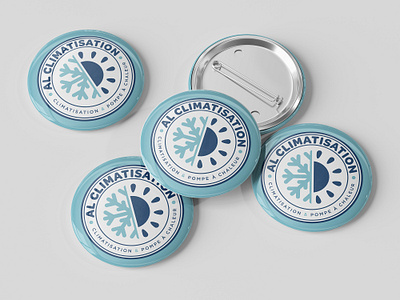 AL Climatisation - Badge badge goodie promotional design