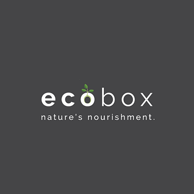 Ecobox Nature's Nourishment (Logo Design) branding graphic design logo