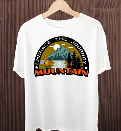 Adventure tshirt adventure animation branding custom design facebook graphic design illustration logo marketing motion graphics mountain t shirt typo typography