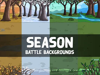 Clearing in the Forest Vector Battle Backgrounds 2d art asset assets background backgrounds bg game game assets gamedev illustration indie indie game location rpg set vector