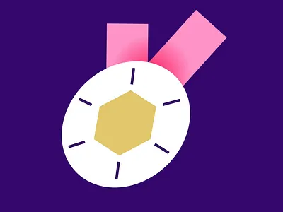 Médaille 2024 games graphic design illustration medail médaille olympic paris sport trophy win