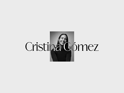 Cristina Gómez (New Website) 🔊 animation branding design graphic design grid layout logo motion graphics photographer portfolio project typo typography ui ui elements uidesign ux web web design website ui