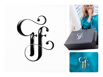 Logo for personal stylist branding f fashion graphic design letter f lettering logo logotype