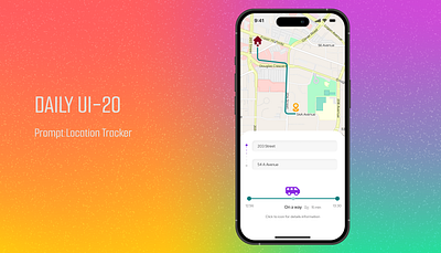 Daily UI-020-Location Tracker daily ui challenge dailyui location tracker ui ui design