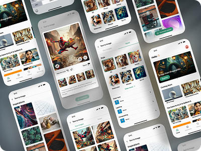 Creatify AI: Your All-in-One Creative Companion ai ai art generator ai recolor generative fil image to 3d mobile app personalized results style customize text to image tool ui ux