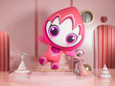 Sayo Mascot 3d character design mascot 3d mascot brand mascot cute mascot design mascot idea mascot pro sayo mascot