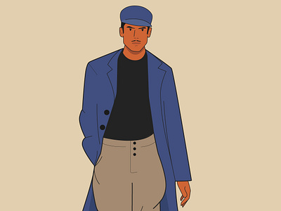 Work w/ class adobe illustrator bold color character design clear line dessin de mode editorial drawing editorial illustration fashion fashion week fashionillustration franco belgian comics graphic design hergé illustration ligne claire men at work men wear menfashion model vector illustration