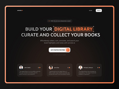 Digital Library Website Design UX UI alev design desktop digital design studio figma interface landing page library platfrom saas startup toofan ui ux web design webflow website