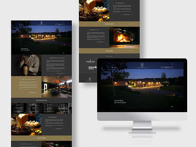 Webdesign layout / AWC (Ambassador Wine Club) branding design graphic design ui ux webdesign