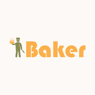 bakery logo abstract bake baker bakery bread cake cartoon chef cookie doodle flat hat illustration logo logotype minimal simple vector yummy