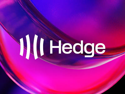 Hedge Logo 3d abstract branding coins crypto emblem logo