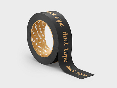 Duct Tape adhesive tape box branding duct tape logo mockup mockups pack package packaging scotch tape stationery stick tape sticky tape tape