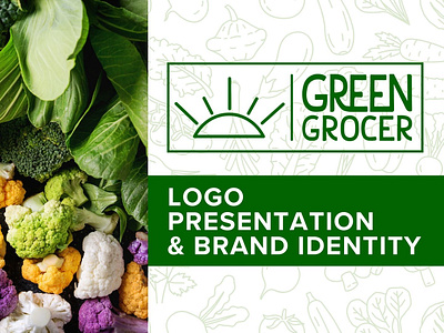 Green Grocer Brand Identity brand identity brand maker branding freelance logo freelancer graphic design logo logo designer photoshop