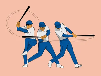 Move it! baseball catcher data datavisualisation dataviz graphic design pitcher player shema explain sport design sport illustrated sport illustration sport industry step by step tutorial vector illustration