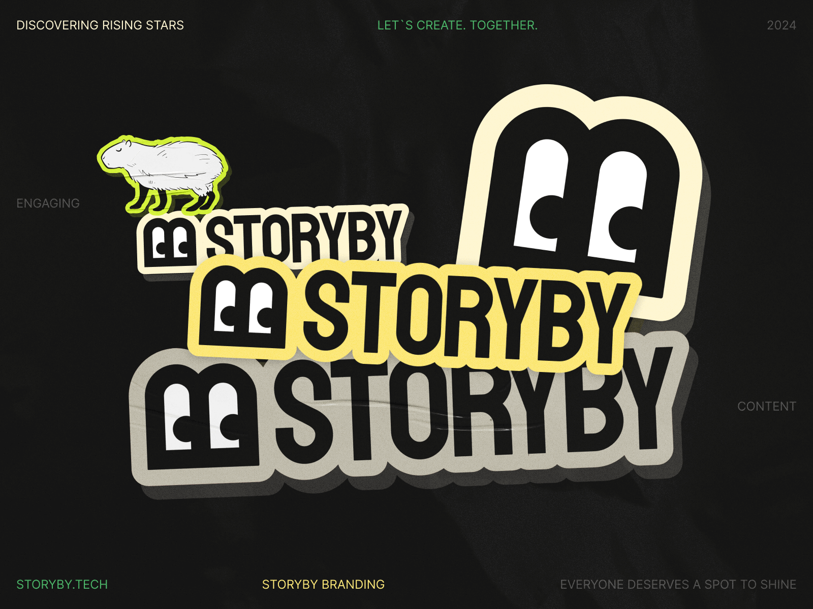 Branding - Storyby branding design graphic graphic design kon konturpasha logo storyby ui