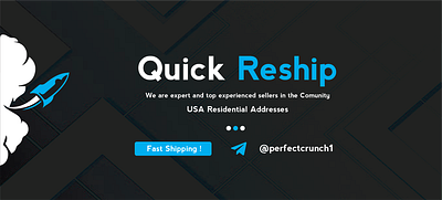 Quick Reship Banner Design graphic design ui