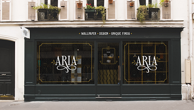 Aria Identity Design art direction branding graphic design identity logo logo design storefront