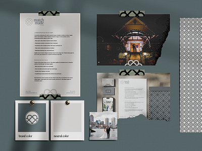 Match Made Studios Identity Design brand branding design graphic design identity identity design logo design stationery
