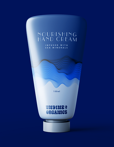 Undine Organics's Hand Cream packaging packaging sea