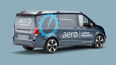 Aero Coffee Roasters: Identity Design brand branding coffee design food and beverage graphic design identity identity design logo design vehicle wrap