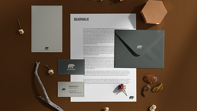 Bearwalk Cinema Identity Design art direction branding design graphic design identity identity design logo stationery