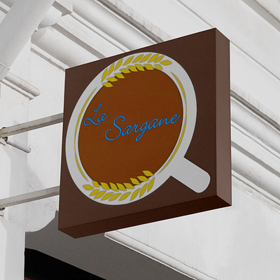 La Sargane Bakery Cafe logo bakery cafe logo