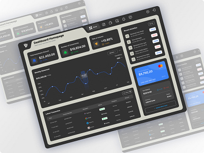 Fintech Dashboard UI Design admin dashboard crm dashboard dashboard ui finance dashboard fintech dashboard saas dashboard ui ui design ui ux