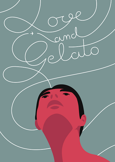 Love and Gelato bold color cover design cuisine emancipation exploration freedom growth history illustration illustration art illustration cover illustrator italy journey love and gelato renewal travel vector illustration