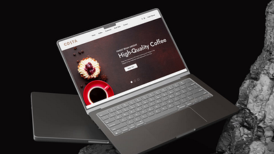 Personalized Coffee Ordering Website for Costa Coffee Shop coffee shop landing page coffee shop website figmadesign landing page landing page design ui uidesign uxui uxuidesign uxuifigma website