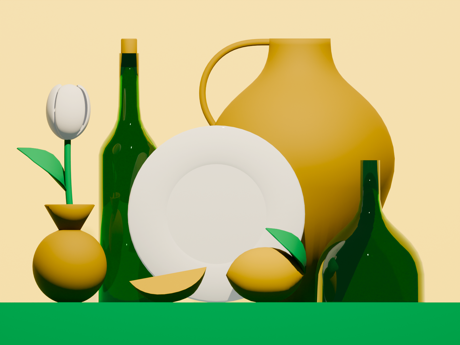 Still Life - Now in 3D 3d blender still life