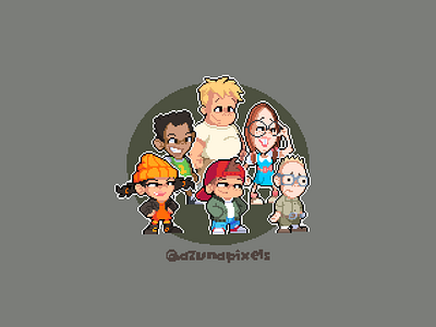 Recess: School's Out design fanart game gamedev illustration pixel pixelart retro