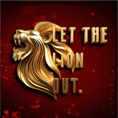 The Lion. 3d ai experimentation lion texture type