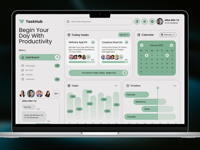 Task Hub Dashboard 2024 admin admin panel app approval assigned to calendar dashboard due today due tomorrow every one figma follow up global high priority reminder subtask ui web dashboard world