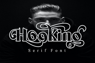 Hooking branding design font graphic design handwritten fonts illustration logo typeface typography ui