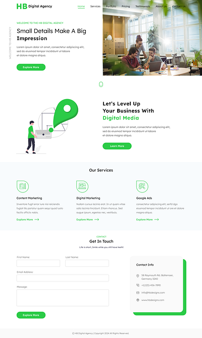 Digital Agency Template agency template digital agency template