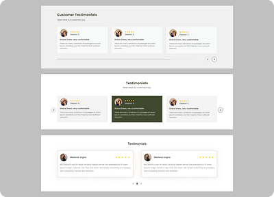 Website testimonials design design figma footer design ui ux web design website design