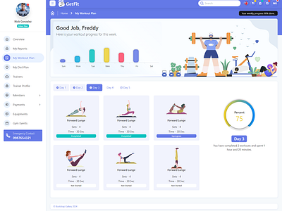 GetFit - Fitness Admin Dashboard admin admin dashboard admin panel admin template admin theme bootstrap gallery dashboard fitness fitness admin fitness admin template fitness dashboard gym gym admin gym admin template gym dashboard workout workout admin workout admin template workout dashboard yoga dashboard