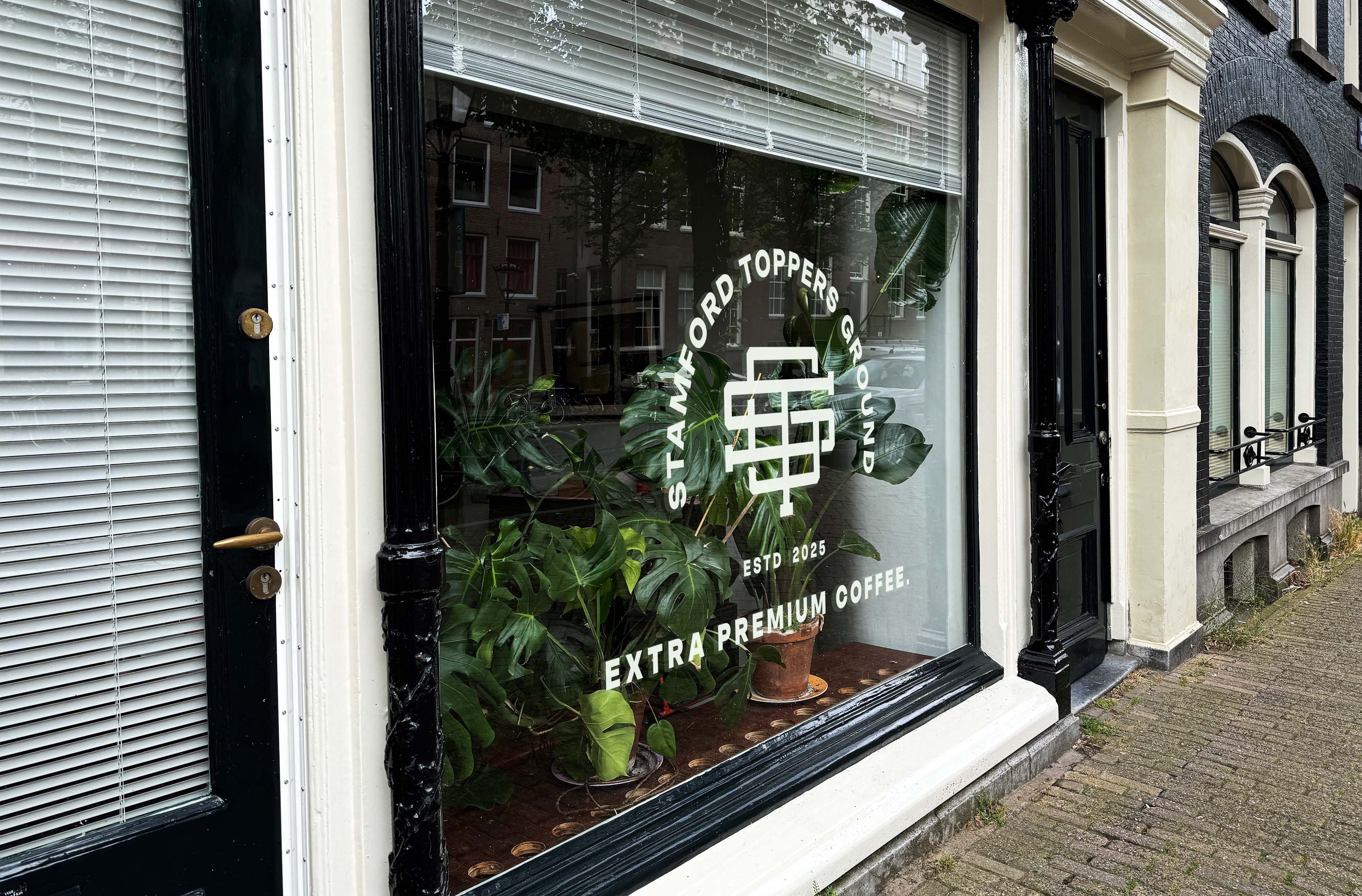 Stamford Toppers Ground brand identity branding coffee coffee shop design drinks graphic design logo logo design