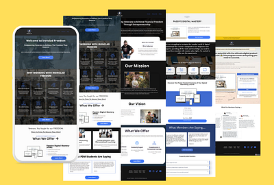 Sales Funnel & Website Design on Clickfunnels 2.0 clickfunnels clickfunnels2.0 landing page order page sales funnel sales page web design