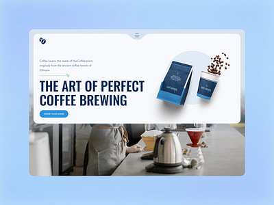 Coffee Shop Banner Design in Figma beans coffee coffeebeans coffeeshop landingpage minimaldesign newlandingpagedesign uiux
