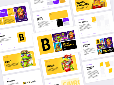 BGaming Brand Guidelines brand branding gaming graphic design guidelines identity logo style website