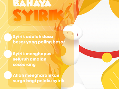 Bahaya Syirik - Dakwah Poster graphic design