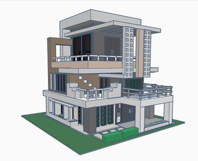 3D Building 3d
