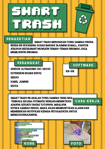 Smart Trash - Embedded System Poster graphic design