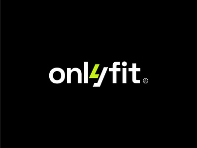 Onlyfit logo branding design graphic design illustration logo typography
