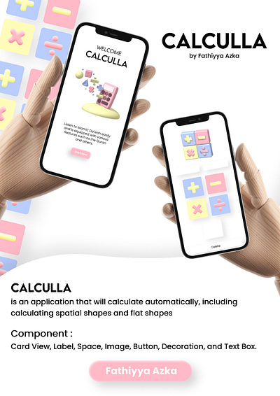 Calcula - Android Poster graphic design