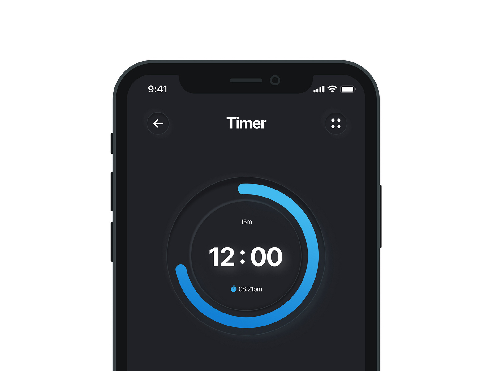 Timer Interface by Onyinyechukwu Ozohili on Dribbble