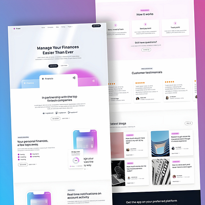 Finance - Web UI Design figma design finace web finance finance management graphic design illustrations modern design morphism design responsive design top web design ui ui ux design uiux uiuxdesign user testability ux research web app design web design web mockup webui