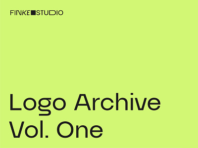 Logo Archive Vol. One brand identity branding graphic design logo logo design visual identity