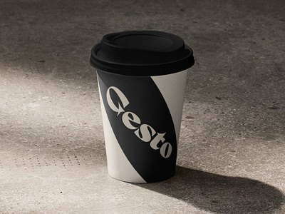 Gesto Brand brand identity brand strategy branding coffee design graphic design logo logo design visual identity